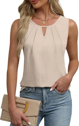 Blooming Jelly Womens Business Casual Tank Top Summer Sleeveless Outfits 2025 Spring Trendy Dressy Work Shirt