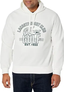 Lacoste Men's Sport Relaxed Fit Recycled Fabric Golf Sweatshirt