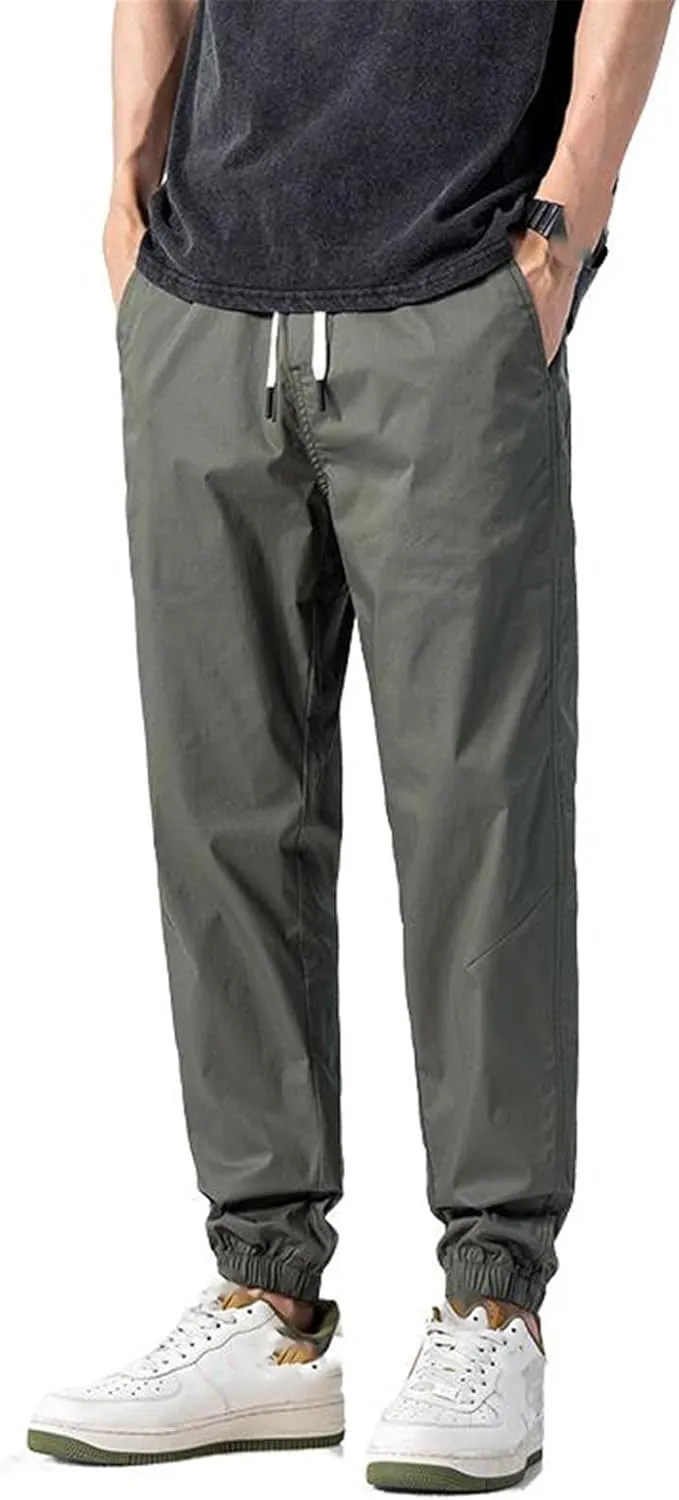 Men's Pant Sport Loose Drawstring Harem Cargo Casual Trouser for Men