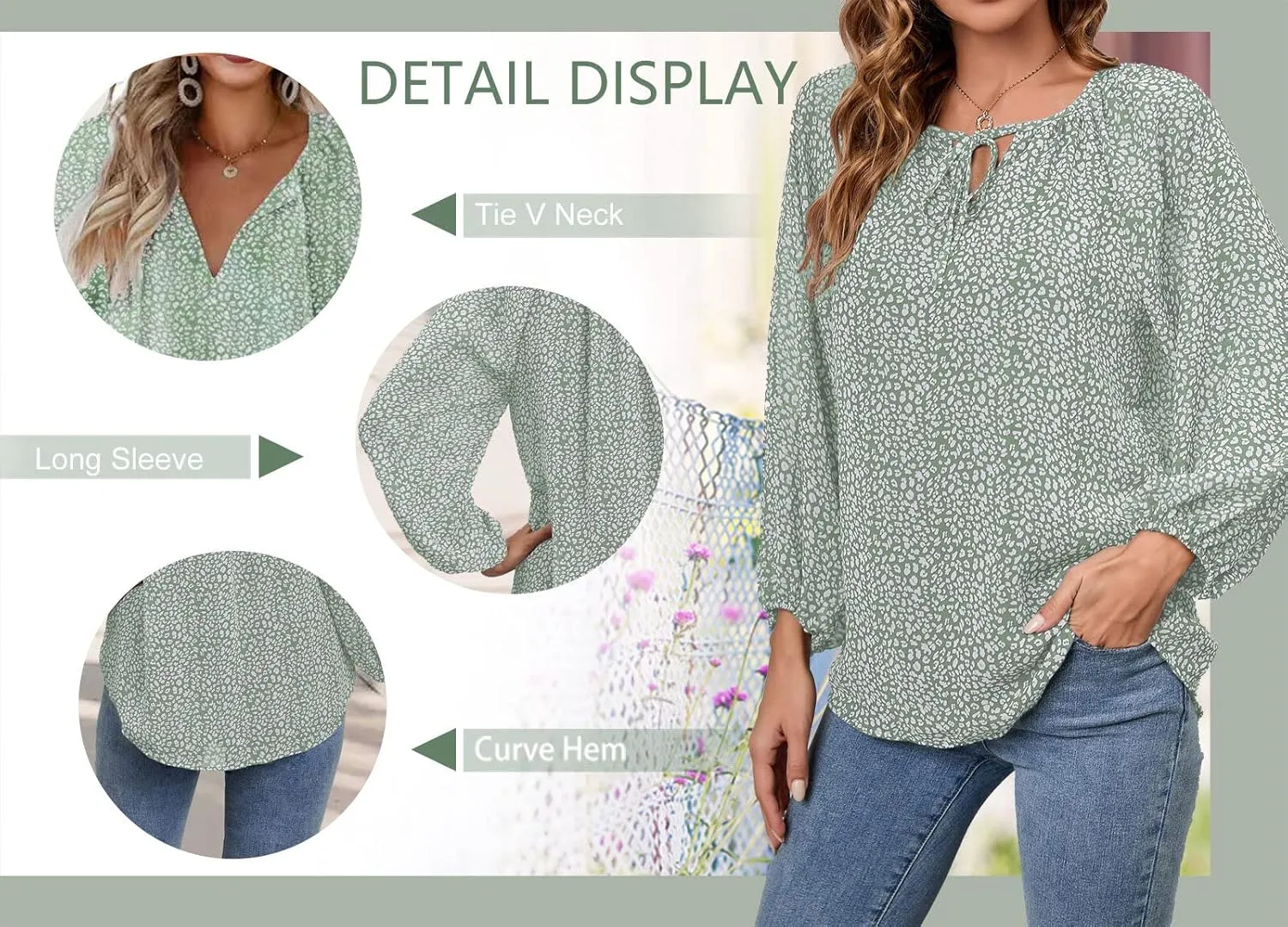 Women's Casual Floral Ruffle Short Sleeve Tops Cute Boho V Neck Loose Blouses Summer Fall Shirts